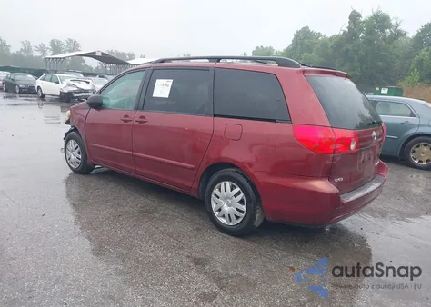 2008 Toyota Sienna Le из США, поврежденный, VIN 5TDZK23C88S126506